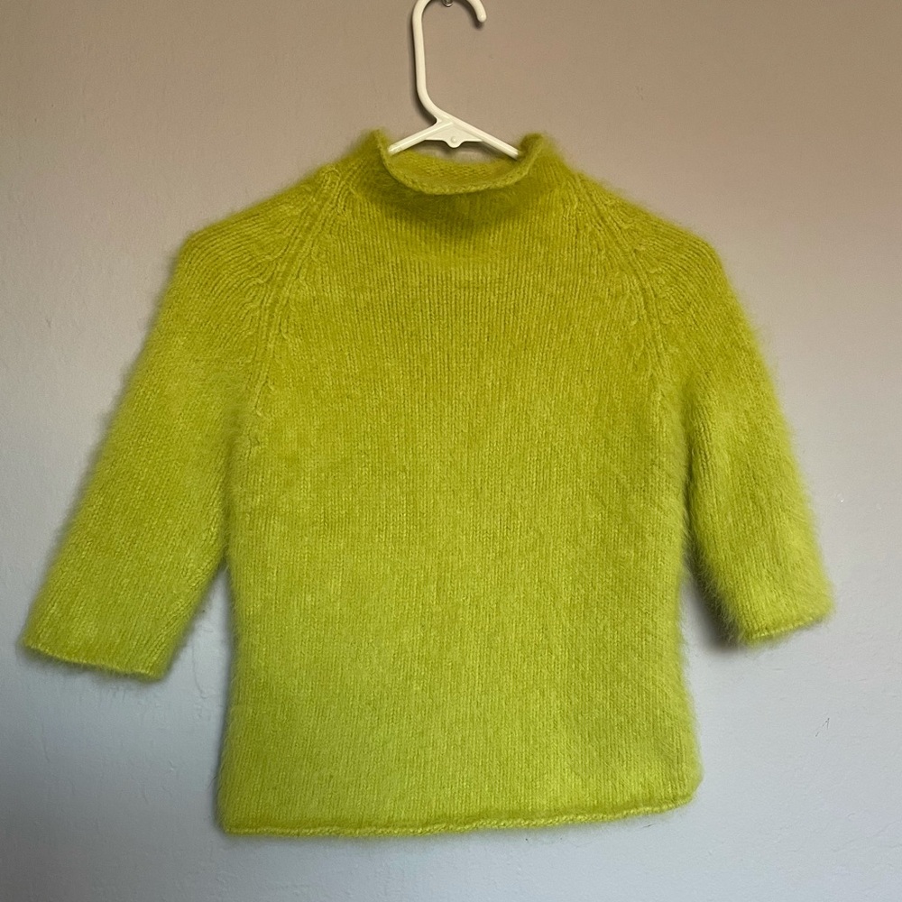 Bloomingdales Rabbit hair turtle neck